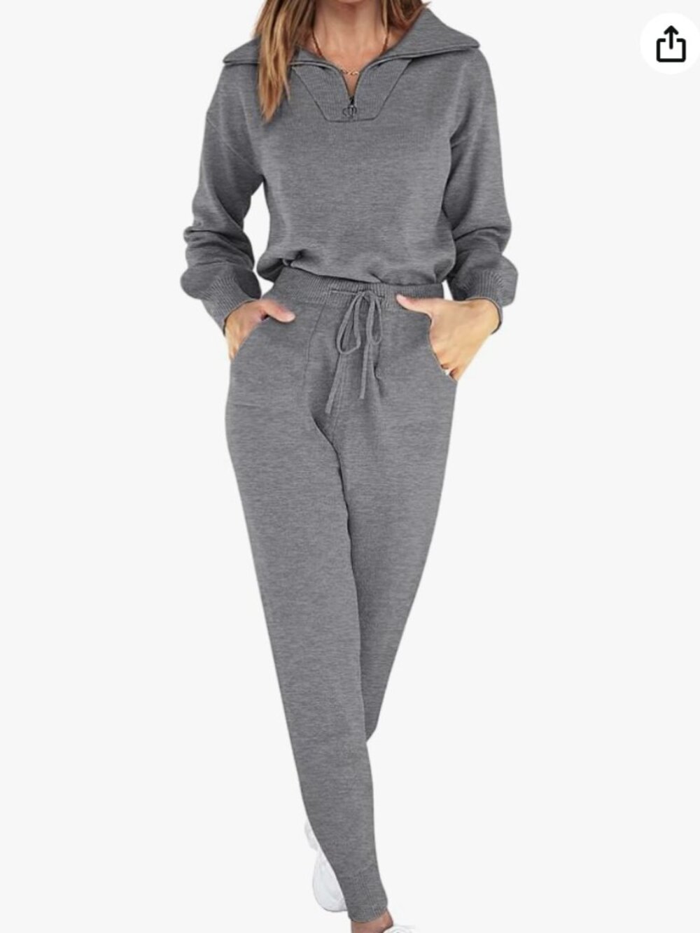 Amazon ANRABESS Womens 2 Piece Sweater Lounge Sets Travel Fall Outfits